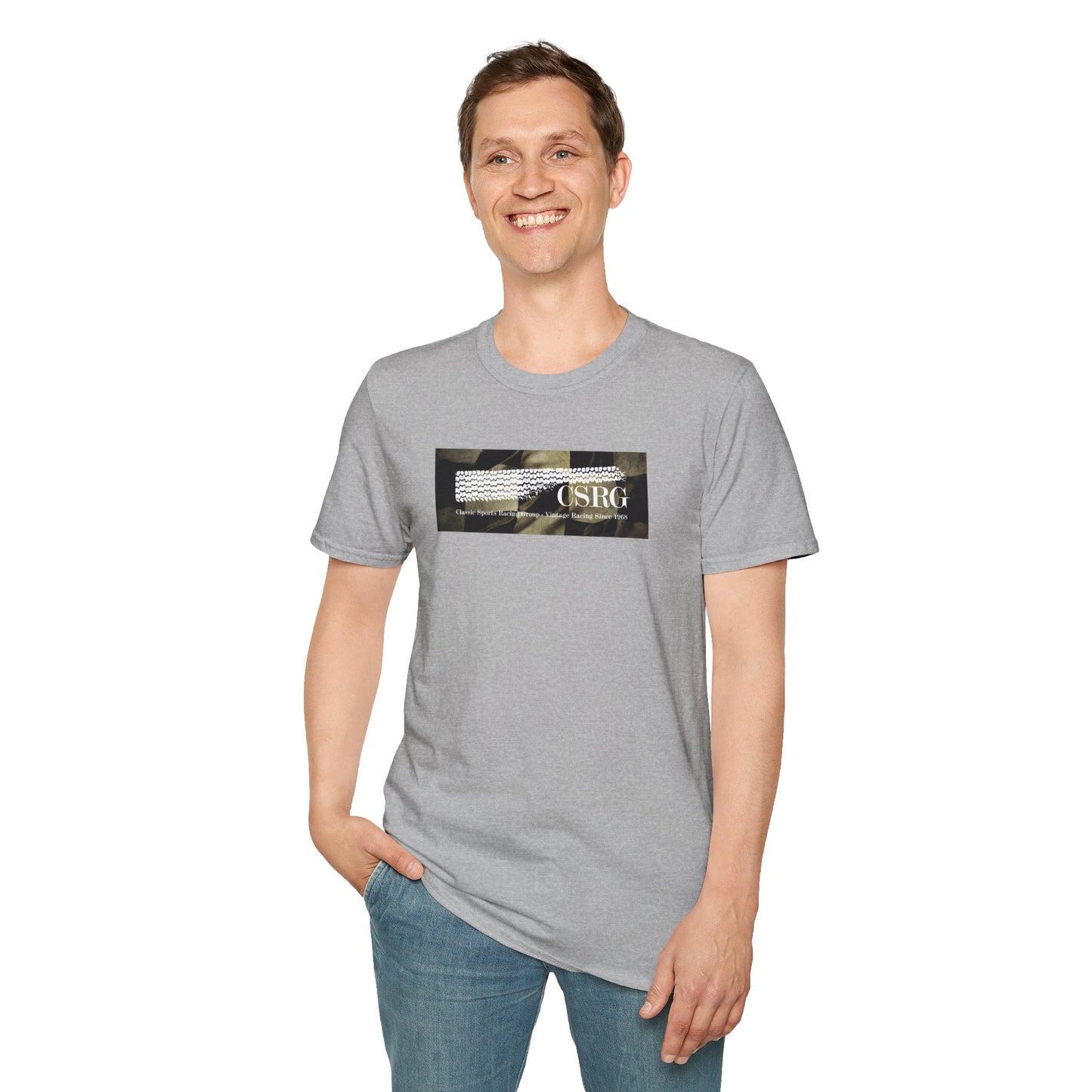 Weathered Checkered Flag Logo