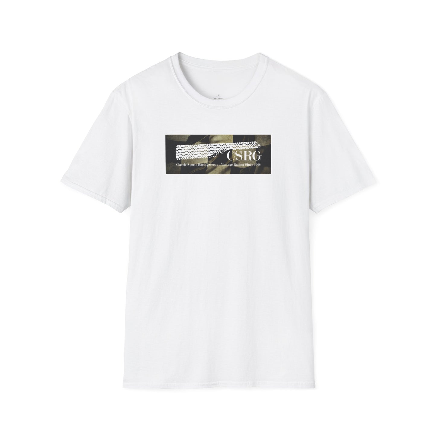 Weathered Checkered Flag Logo
