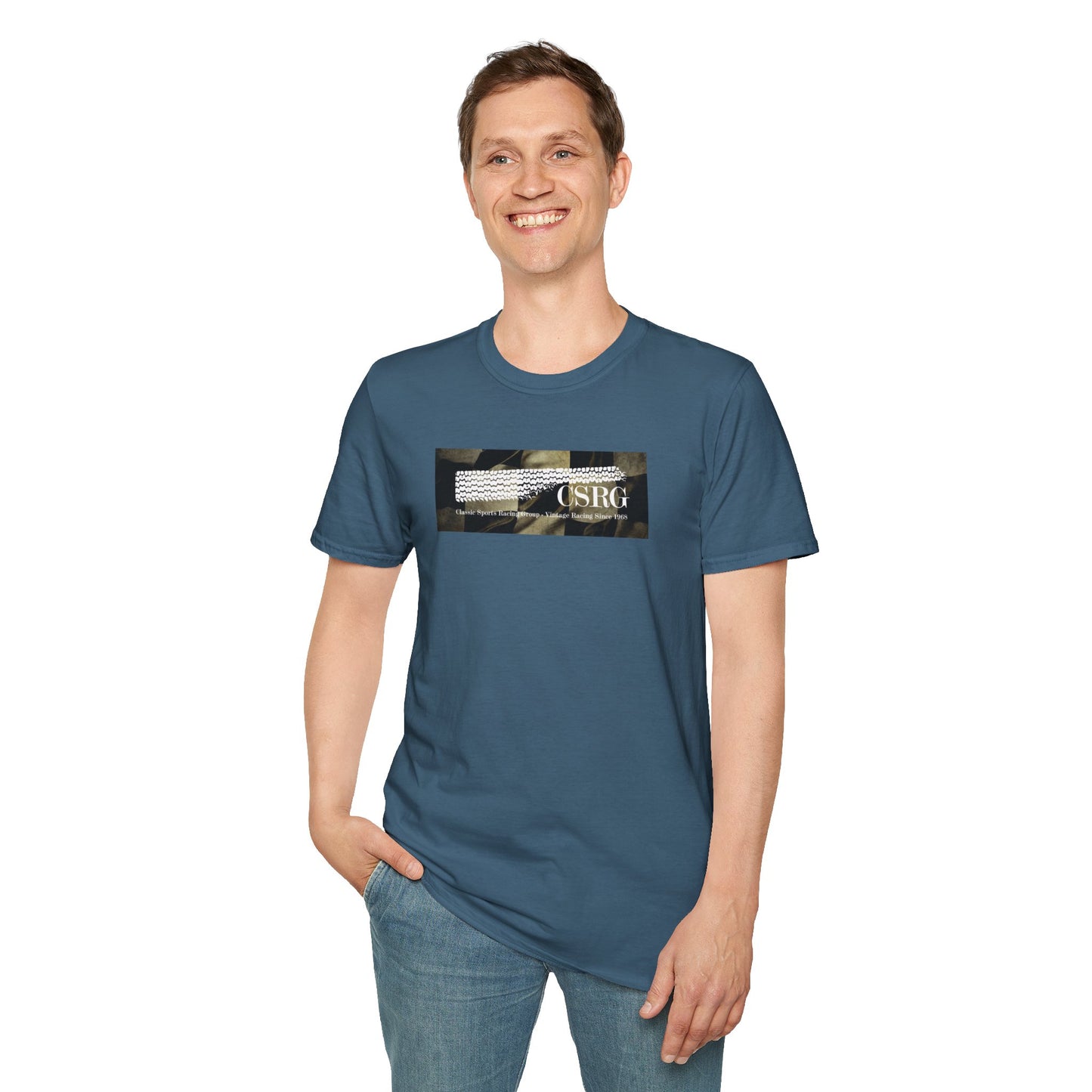 Weathered Checkered Flag Logo