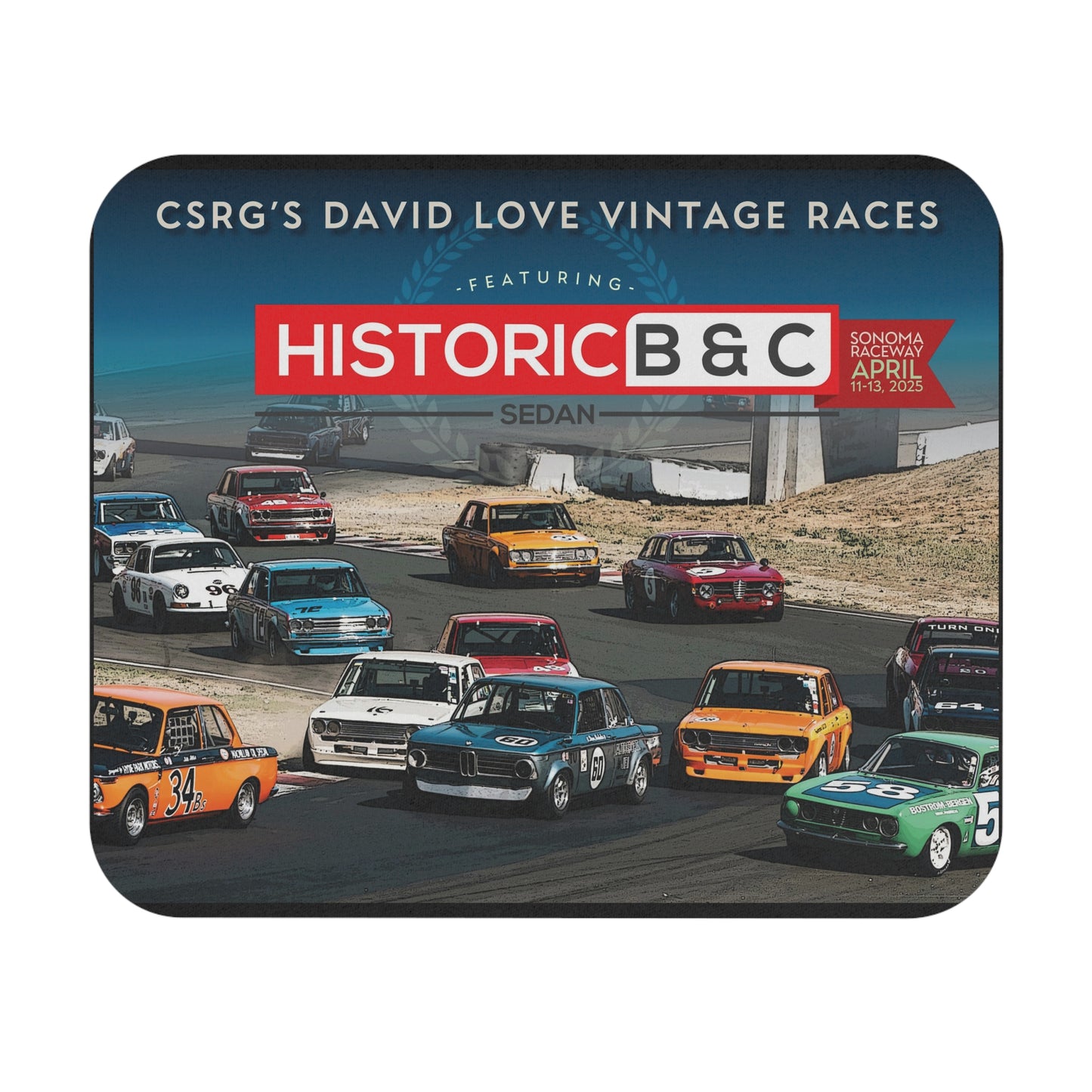 Historic B & C Sedan Mousepad