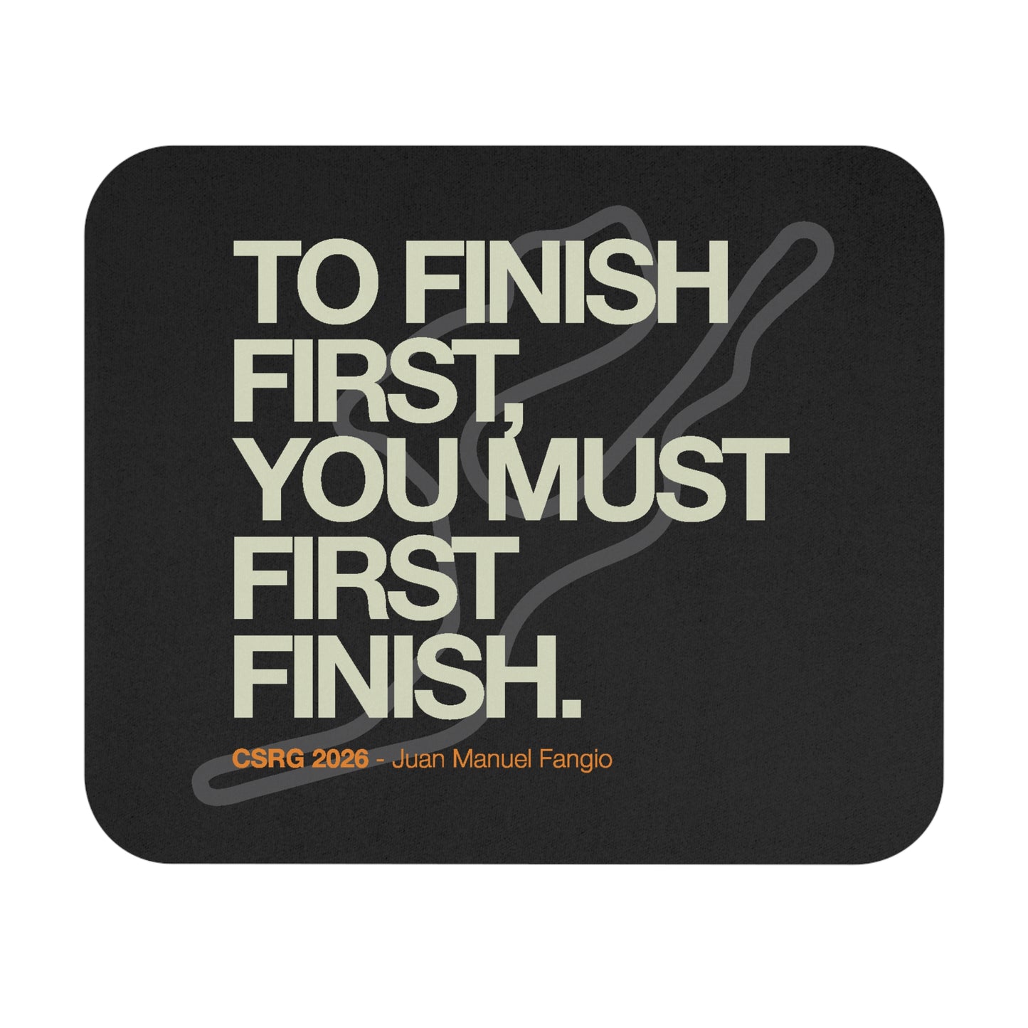 Fangio Quote 2026 Mousepad