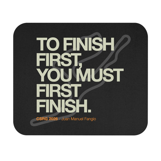 Fangio Quote 2026 Mousepad