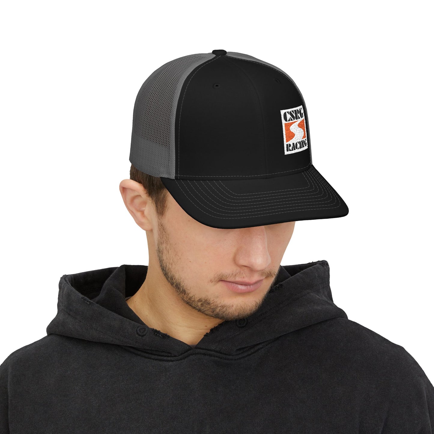 Racing Patch Trucker Cap — CNPC Racing Embroidered Snapback