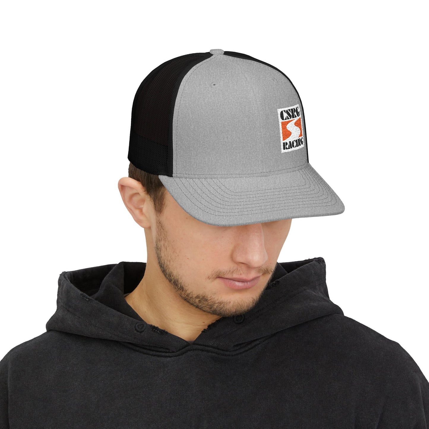 Racing Patch Trucker Cap — CNPC Racing Embroidered Snapback