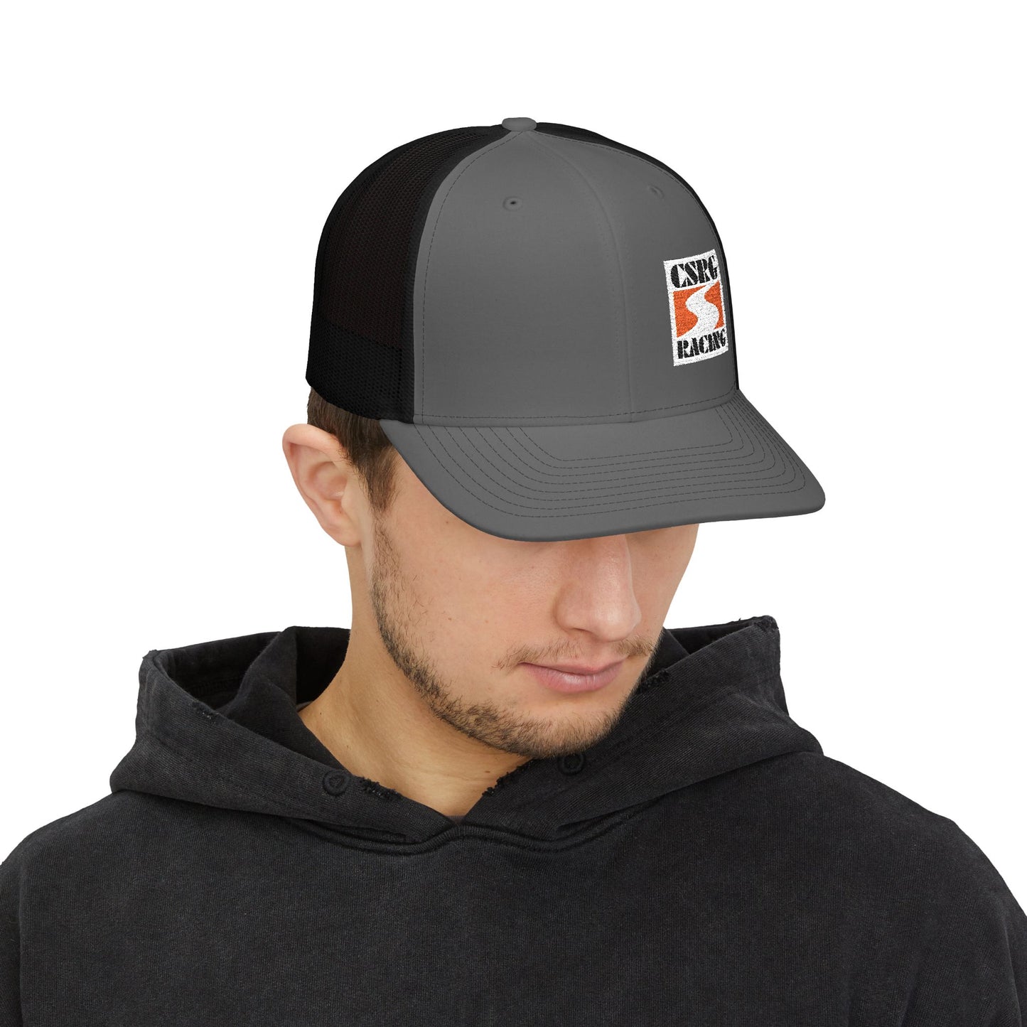 Racing Patch Trucker Cap — CNPC Racing Embroidered Snapback