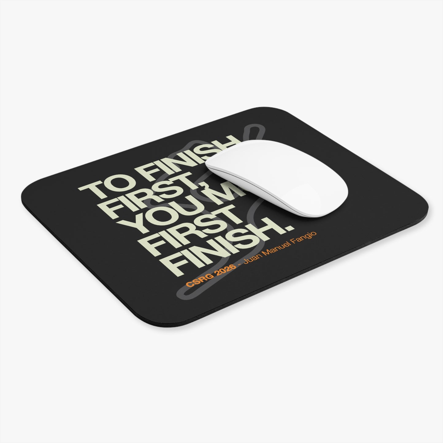 Fangio Quote 2026 Mousepad