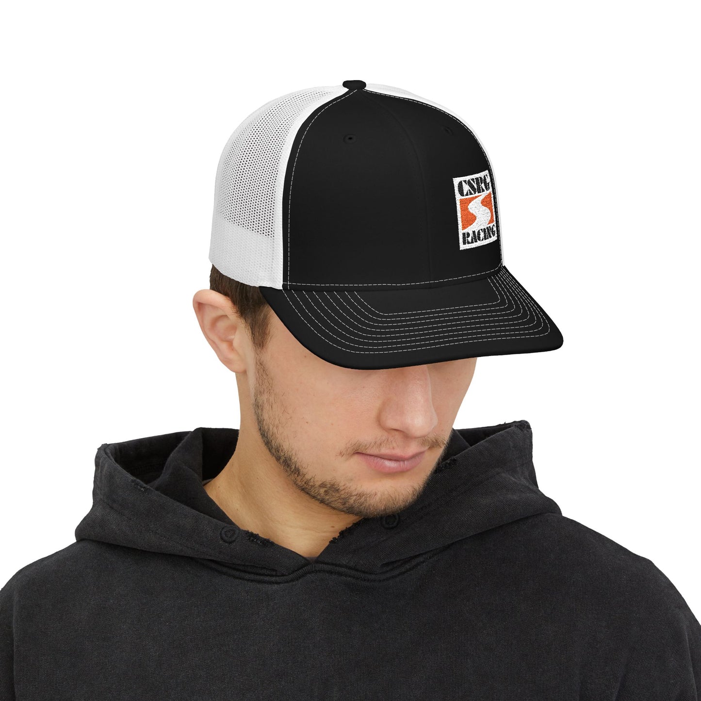 Racing Patch Trucker Cap — CNPC Racing Embroidered Snapback
