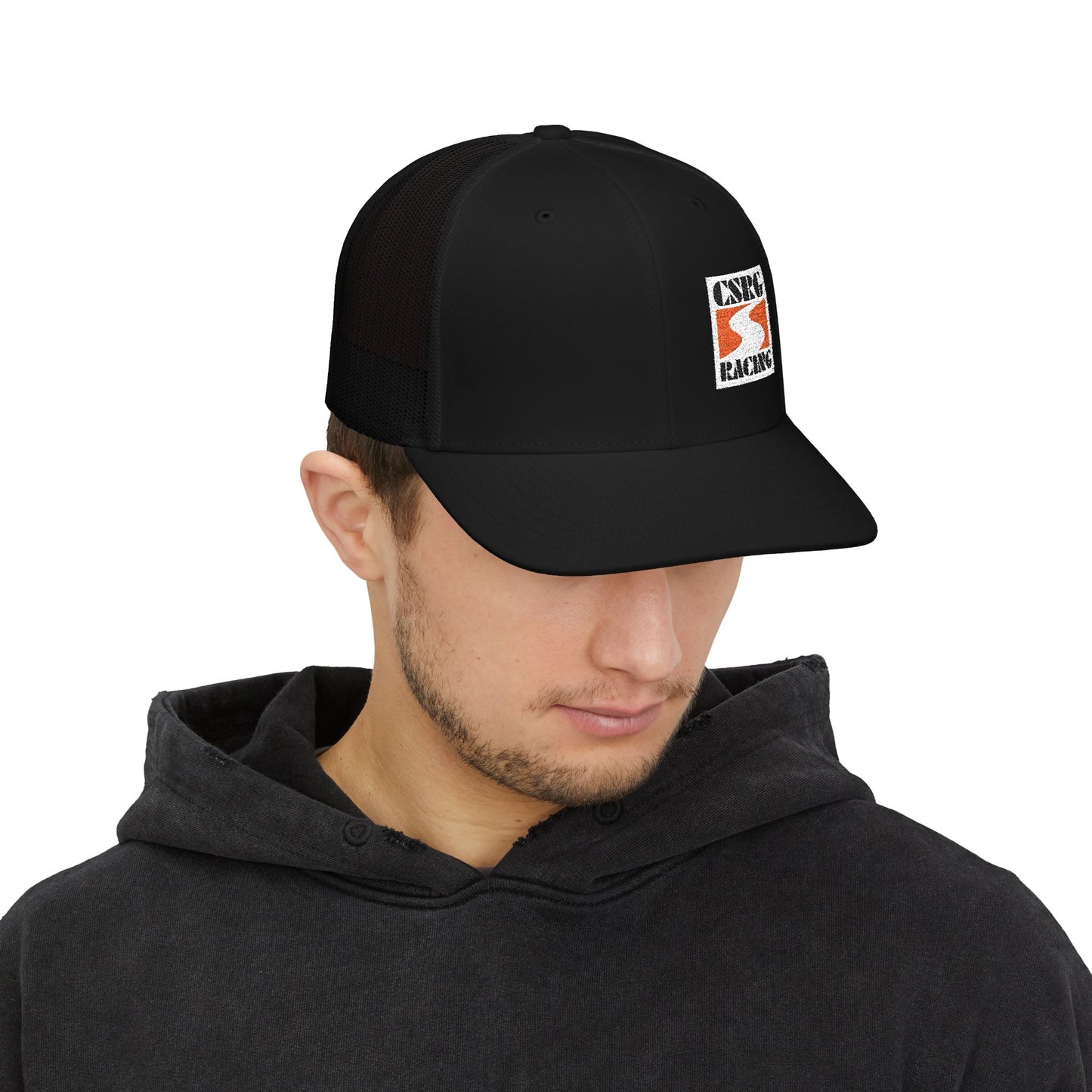 Racing Patch Trucker Cap — CNPC Racing Embroidered Snapback